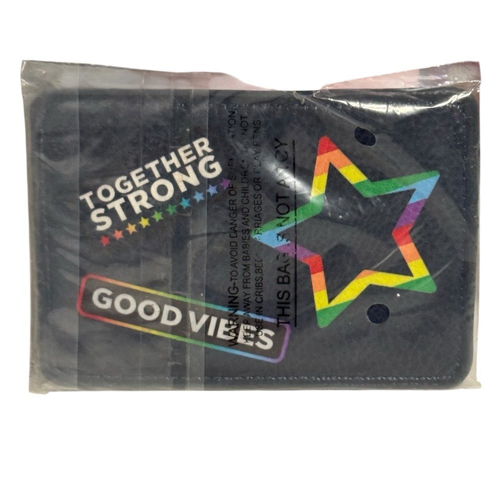 Universal Studios “LOVE IS UNIVERSAL” Card Holder with Rainbow Print UNISEX